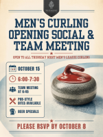 Men's Opening Social & Team Meeting